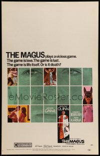 7g230 MAGUS WC 1968 Michael Caine, Anthony Quinn, Candice Bergen, Anna Karina, the game is life!