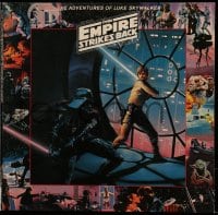 7g064 EMPIRE STRIKES BACK soundtrack record 1979 The Adventures of Luke Skywalker with narration!