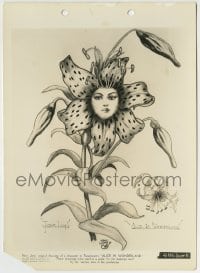 7h182 ALICE IN WONDERLAND 8x11 key book still 1933 wonderful art of Tiger Lily by Newt Jones!