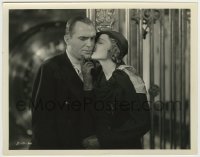 7h190 AMERICAN MADNESS 8x10.25 still 1932 Frank Capra, Constance Cummings kisses Pat O'Brien!
