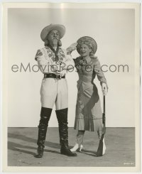 7h198 ANNIE GET YOUR GUN deluxe 8.25x10 still 1950 Betty Hutton salutes Calhern as Buffalo Bill Cody