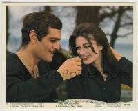 7h011 APPOINTMENT color 8x10 still #2 1969 Omar Sharif & Anouk Aimee, directed by Sidney Lumet!