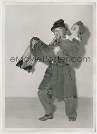 7h203 AT THE CIRCUS deluxe 7.25x10 still 1939 great c/u of wacky Harpo Marx carrying Florence Rice!