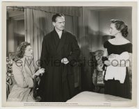 7h224 BEST YEARS OF OUR LIVES 8x10.25 still 1947 Fredric March between Myrna Loy & Teresa Wright!