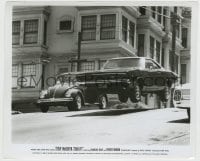 7h266 BULLITT 8.25x10 still 1968 close up during most classic car chase on San Francisco street!