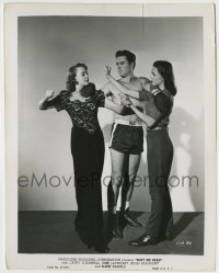 7h271 BURY ME DEAD 8x10.25 still 1947 Cathy O'Donnell & June Lockhart fight for boxer Mark Daniels