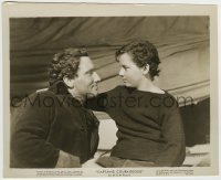 7h279 CAPTAINS COURAGEOUS 8.25x10.25 still R1946 great c/u of Spencer Tracy & Freddie Bartholomew!