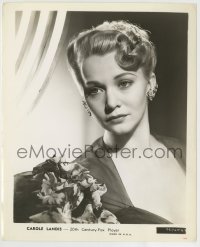 7h282 CAROLE LANDIS 8.25x10.25 still 1940s beautiful head & shoulders portrait with her hair up!