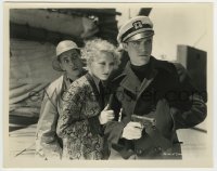 7h319 CORSAIR 8x10 still 1931 Chester Morris with gun protects sexy Thelma Todd & William Austin!
