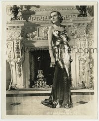 7h355 DORIS NOLAN 8.25x10 still 1930s full-length portrait in gold gown by Irving Lippman!