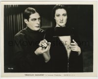 7h364 DRACULA'S DAUGHTER 8x10 still 1936 c/u of vampire Gloria Holden with creepy Irving Pichel!