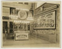 7h368 EAST LYNNE candid 8x10 still 1931 incredible theater lobby with cool custom displays, rare!