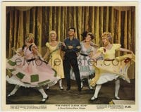 7h044 FASTEST GUITAR ALIVE color 8x10 still 1967 Roy Orbison singing & dancing with pretty girls!