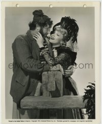 7h398 FLAME OF NEW ORLEANS 8x10 still 1941 Marlene Dietrich & Andy Devine register first love!