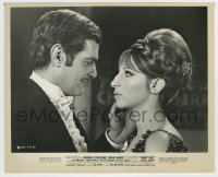 7h424 FUNNY GIRL 8.25x10 still 1969 great romantic close up of Barbra Streisand & Omar Sharif!