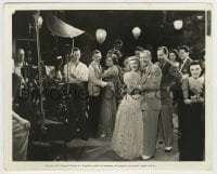 7h437 GIVE ME A SAILOR candid 8.25x10 still 1938 crew films Betty Grable & Jack Whiting at party!