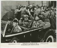 7h453 GREAT DICTATOR 7.75x9.25 still 1940 Charlie Chaplin as Hitler-like Hynkel in car with Oakie!