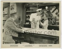7h464 HAS ANYBODY SEEN MY GAL 8x10.25 still 1952 Coburn, Rock Hudson & Piper Laurie at soda counter!