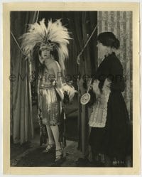 7h472 HER GILDED CAGE 8x10 still 1922 full-length c/u of Gloria Swanson in wild showgirl outfit!