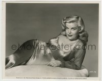 7h483 HOLD BACK TOMORROW 8x10 key book still 1955 great portrait of sexy lush blonde Cleo Moore!
