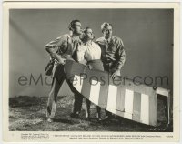 7h496 I WANTED WINGS 8x10 still 1940 Constance Moore, Ray Milland & William Holden w/airplane tail