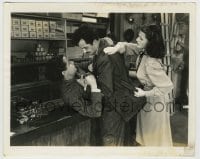 7h558 LADY IN QUESTION 8x10 still 1940 Rita Hayworth stops Norris attacking Glenn Ford by MB Paul!