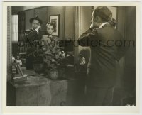 7h559 LADY IN THE LAKE 8x10 still 1947 Robert Montgomery shown with Audrey Totter by mirror!