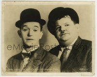 7h566 LAUREL & HARDY 8x10 still 1930s great head & shoulders portrait the the legendary comedy team!
