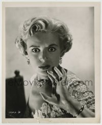 7h641 MAZE 8x10 still 1953 best close portrait of terrified Veronica Hurst, 3-D horror!