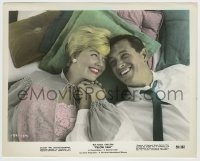 7h094 PILLOW TALK color 8x10.25 still 1959 best smiling portrait of pretty Doris Day & Rock Hudson!