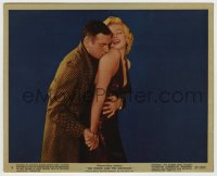 7h097 PRINCE & THE SHOWGIRL color 8x10 still #9 1957 Laurence Olivier & sexy Marilyn Monroe from 1sh
