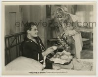 7h747 PUBLIC ENEMY 8x10.25 still 1931 sexy Joan Blondell pours coffee for Edward Woods in bed!