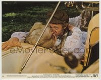 7h100 REIVERS 8x10 mini LC #6 1970 Steve McQueen & Sharon Farrell kissing in car, Faulkner!