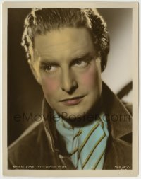 7h102 ROBERT DONAT color-glos 8x10.25 still 1930s close up of the star with the marvelous voice!