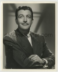7h781 ROBERT TAYLOR 8x10 key book still 1943 great portrait in suit & tie from Song of Russia!