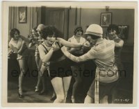 7h786 ROUGH HOUSE ROSIE 8x10 key book still 1927 Clara Bow & sexy girls practice boxing at home!