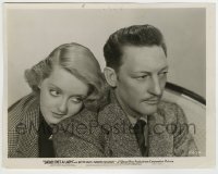 7h802 SATAN MET A LADY 8x10 still 1936 young Bette Davis & Warren William in early Maltese Falcon!