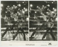 7h805 SATURDAY NIGHT FEVER 8x10 still 1977 great split image of disco dancer John Travolta!