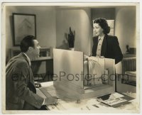 7h814 SECRETS OF AN ACTRESS 8.25x10 still 1938 sexy Kay Francis & George Brent by model building!