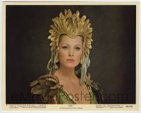 7h109 SHE color 8x10 still #1 1965 Hammer fantasy, head & shoulders close up of sexy Ursula Andress!