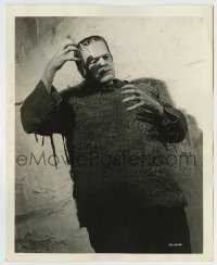 7h844 SON OF FRANKENSTEIN 8x10 still 1939 incredible portrait of Boris Karloff as the monster!