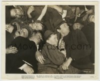 7h879 SULLIVAN'S TRAVELS 8.25x10 still 1941 Veronica Lake & Joel McCrea in pile of sleeping hobos!