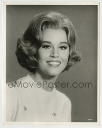 7h883 SUNDAY IN NEW YORK 8x10.25 still 1964 head & shoulders smiling portrait of sexy Jane Fonda!