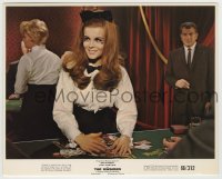 7h123 SWINGER color 8x10 still 1966 c/u of sexy Ann-Margret as blackjack dealer in gambling casino!