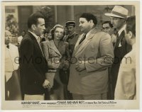 7h934 TO HAVE & HAVE NOT 8x10 still 1944 Lauren Bacall watches Humphrey Bogart stare at Seymour!