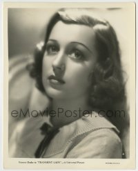 7h941 TRANSIENT LADY 8x10.25 still 1935 great head & shoulders portrait of pretty Frances Drake!