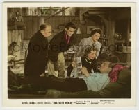 7h139 TWO-FACED WOMAN color-glos 8x10 still 1941 Greta Garbo watches Melvyn Douglas with magazine!