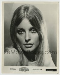 7h955 VALLEY OF THE DOLLS 8x10 still 1967 sexy head & shoulders portrait of Sharon Tate!