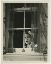 7h965 WANING SEX 8x10.25 still 1926 close up of scared Norma Shearer looking out her window!