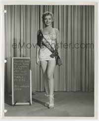 7h968 WE'RE NOT MARRIED wardrobe test 8x10 still 1952 sexy young Marilyn Monroe as Miss Mississippi